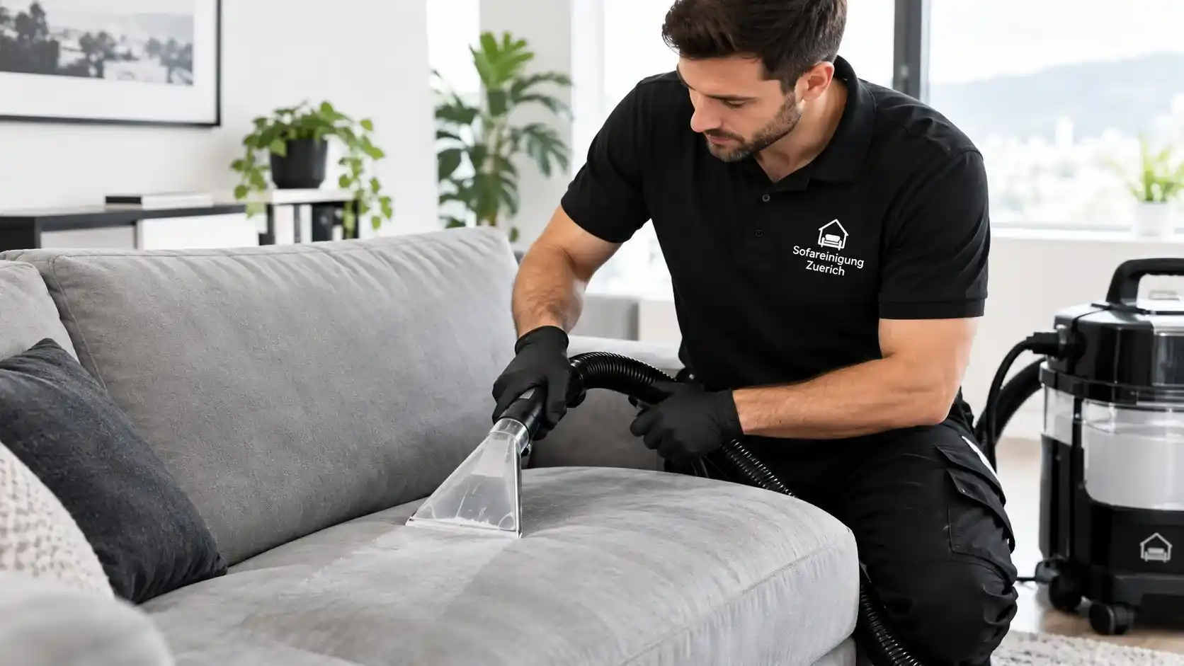 Mikrofaser-Sofa reinigen